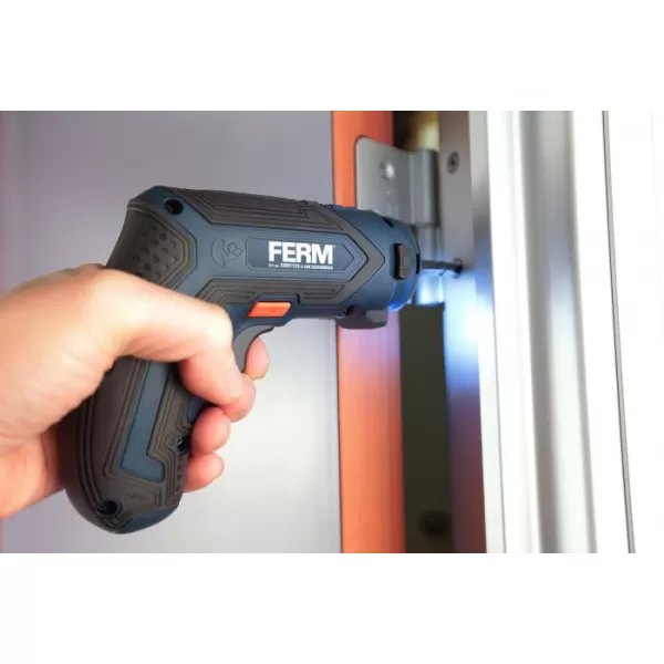 Akumulátorový multifunkčný skrutkovač 4,0V 1,5Ah (s kufrom a príslušenstvom) Ferm CDM1146