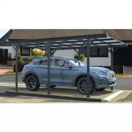 Přístřešek pro auto (5x3 m) Riwall RMCP 16 x 10 Anthracite