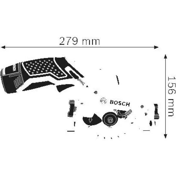 Aku okružní pila bez aku Bosch GKS 12V-26 Professional 06016A1001
