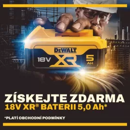 Akumulátor 18V 5,0Ah XR Li-Ion DeWALT DCB184 - ZDARMA po registraci, expedujeme ze skladu dodavatele