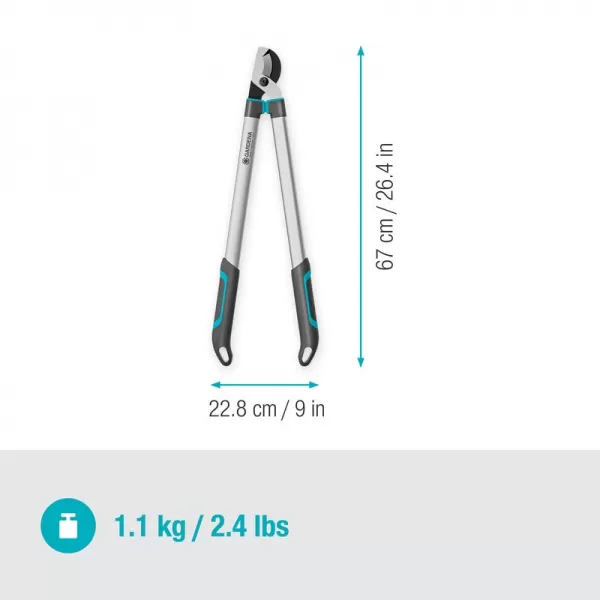 Nůžky na větve EasyCut L, dvoubřité, ideální pro čerstvé dřevo Gardena 12031-20