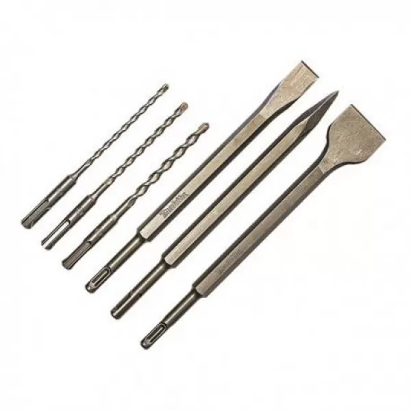Sada 6ks vrtáků a sekáčů SDS-plus Makita D-58920