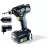 Aku vrtací šroubovák 18V 2x 4,0Ah TXS 18 TBX4,0 I-Set Festool 579350