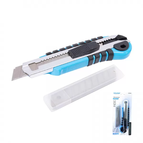 Nůž ulamovací + zásobník C60, 18 mm (10 ks čepelí) Xtline XT19546