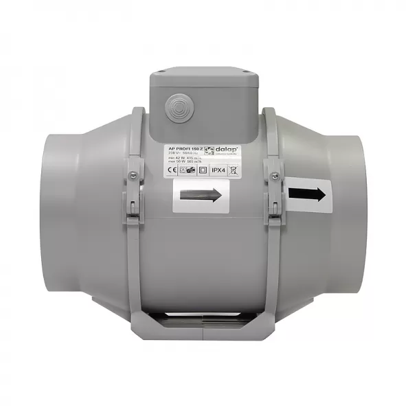 Výkonný potrubní ventilátor 199mm DALAP AP PROFI 200 Z