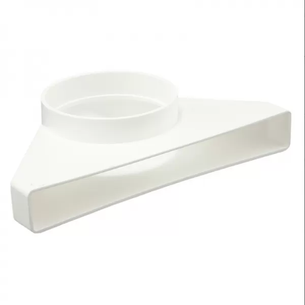 Redukcia z kruhovej na štvorcovú rúrku 90°, 308 x 29 mm / Ø 100 mm DALAP 3013