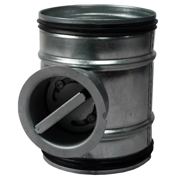 Mechanická klapka/spojka manuální z pozinkované oceli se těsnící gumou, 200 mm DALAP KTS 200