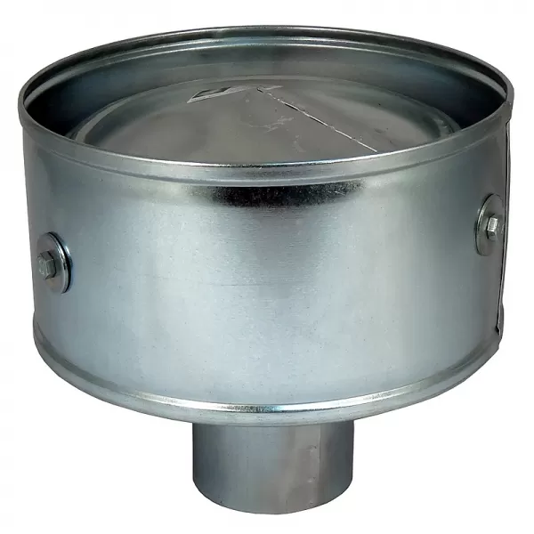 Hlavice z pozinkovaného plechu pro zakončení a ochranu vzduch. rozvodů, 315 mm DALAP CAGI 315