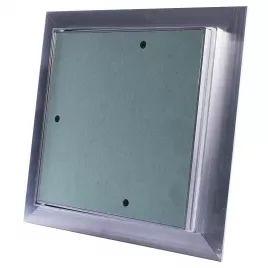 Revizní hliníková dvířka do sádrokartonu, zelená deska, 200 x 200 mm DALAP RDB 200x200