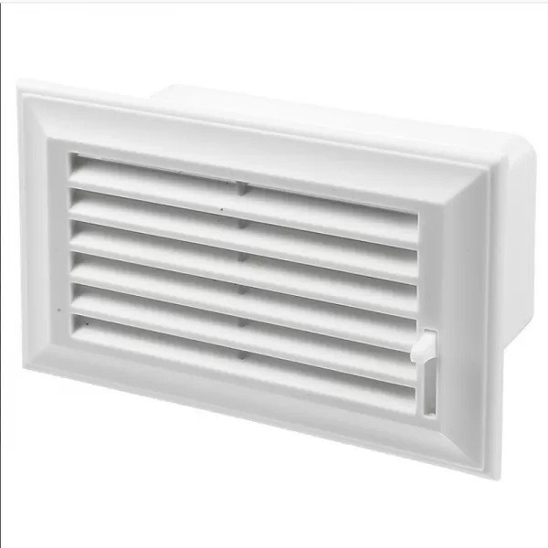 Mřížka hranatá 110 x 55 mm s mechanickou klapkou DALAP 572