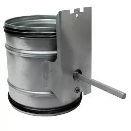 Zpětná klapka s těsnící gumou a přípravou na servopohon, 100 mm DALAP KTP 100