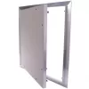 Revizní hliníková dvířka do sádrokartonu, bílá deska, 200 x 200 mm DALAP RD 200x200