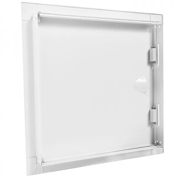 Bílá kovová revizní dvířka s úchytem 398 x 598 mm DALAP RVMR 400x600