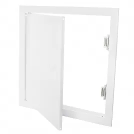 Bílá kovová revizní dvířka s úchytem 198 x 398 mm DALAP RVMR 200x400