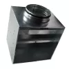 Připojovací box o rozměru 570 x 570 mm a s přírubou, 250 mm DALAP PLENUM BOX 250/570