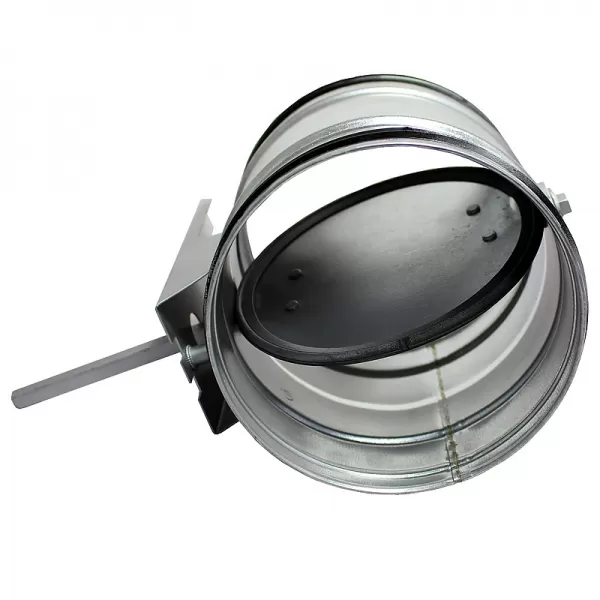 Zpětná klapka s těsnící gumou a přípravou na servopohon, 80 mm DALAP KTP 080