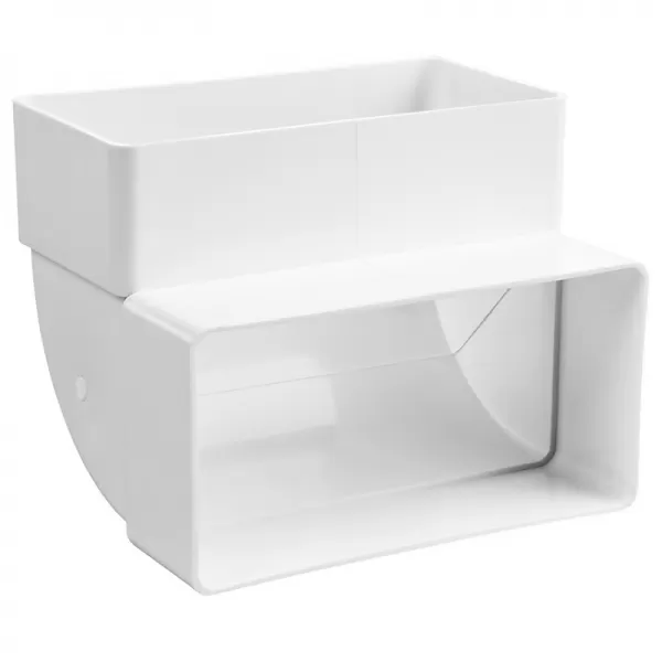 Koleno vertikální, hranaté 90° 308 x 29 mm DALAP 30101