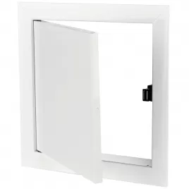 Biele kovové revízne dvierka 298 x 398 mm DALAP RVM 300x400