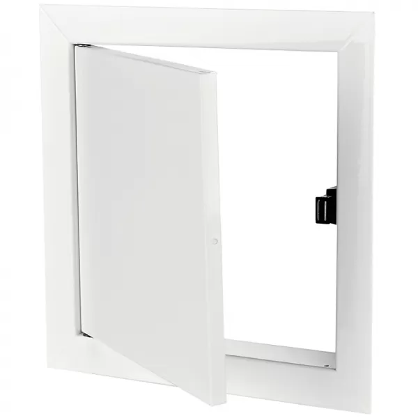 Biele kovové revízne dvierka 298 x 398 mm DALAP RVM 300x400