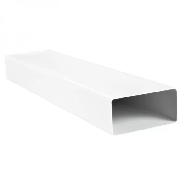 PVC potrubí hranaté pevné 110 x 55 mm / 1,0 m DALAP 5010