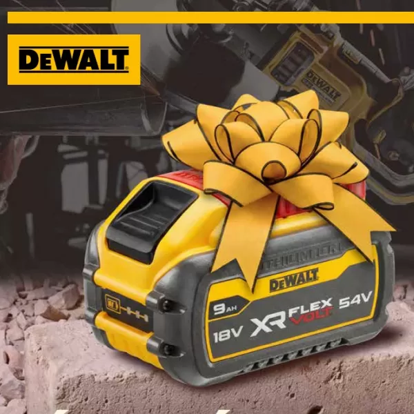 Akumulátor 54V 9,0Ah DEWALT FLEXVOLT DCB547 ZADARMO - Registrácia na získanie darčeka