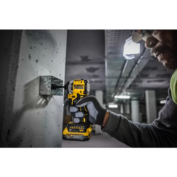Aku bezuhlíková kombo sada nářadí 18V 1x5,0/1x1,7 Ah XR DeWALT POWERSTACK DCK2052H1E1T