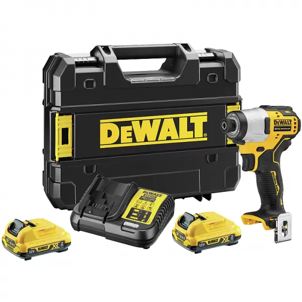 Aku rázový utahovák 12V 2x2,0Ah DeWALT DCF801D2