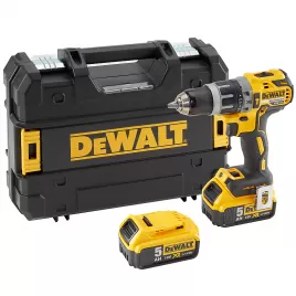 Aku bezuhlíková vrtačka s příklepem 18V XR 2x5,0Ah DeWALT DCD796P2