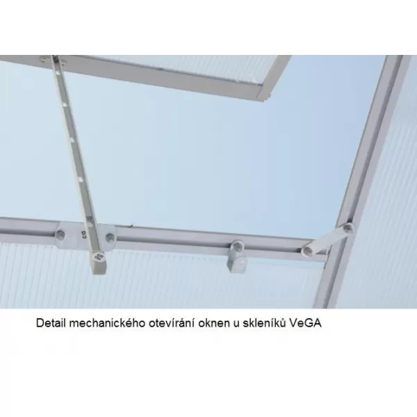 Polykarbonátový záhradný skleník + voľný podstavec VEGA 5000 STRONG-22