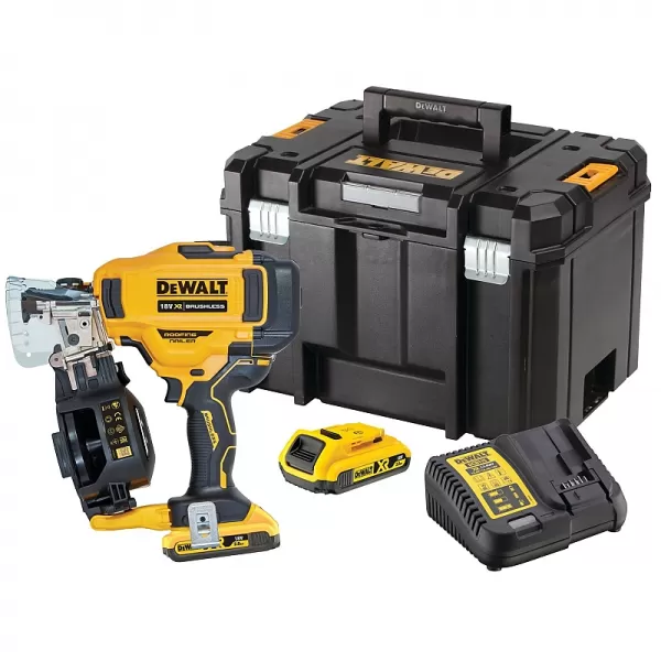 Aku pokrývačská hřebíkovačka 18V 2x2,0Ah DeWALT DCN45RND2