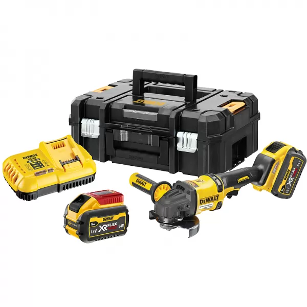Aku úhlová bruska 125mm 54V 2x9,0Ah FLEXVOLT DeWALT DCG418X2