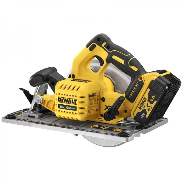 Aku kotoučová pila 18V 2x5,0Ah DeWALT DCS572P2