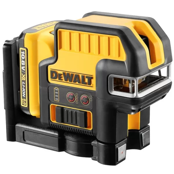 Křížový laser s olovnicí 1x2,0Ah 10,8V DeWALT DCE0822D1R