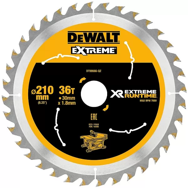 Pilový kotouč 210x30mm 36z DeWALT FLEXVOLT DT99566