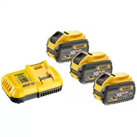3x akumulátor 9,0Ah + nabíječka DeWALT FLEXVOLT DCB118X3