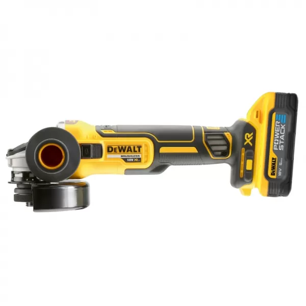 Aku úhlová bruska 125mm 18V 2x5,0AH DeWALT POWERSTACK DCG405H2T