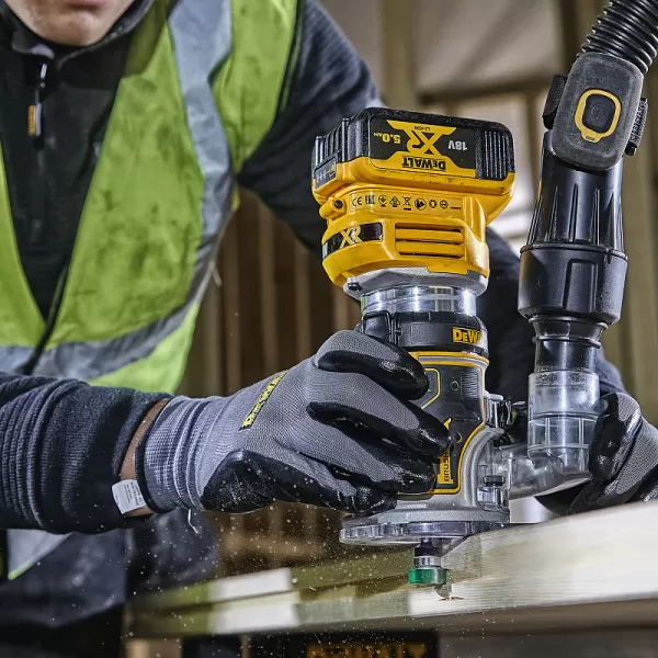 Aku kombinovaná frézka 18V 2x5,0Ah DeWALT DCW604P2