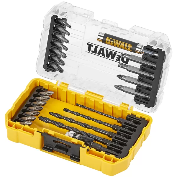 25dílná sada bitů a vrtáků do kovu DeWALT DT70708