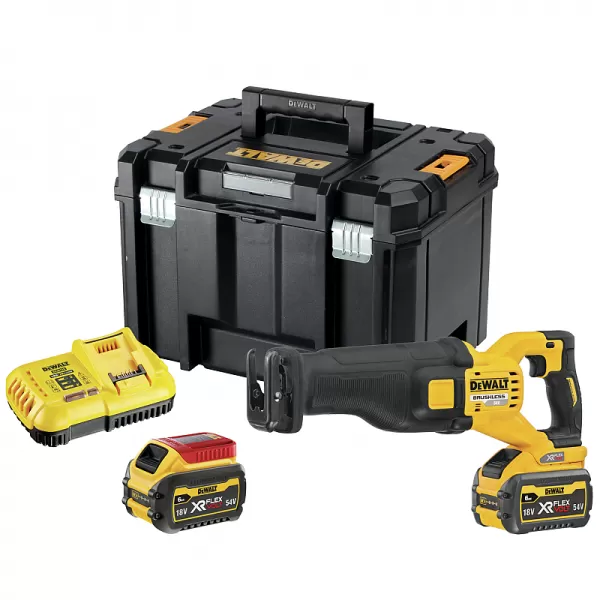 Aku mečová pila 54V 2x6,0Ah FLEXVOLT DeWALT DCS389T2