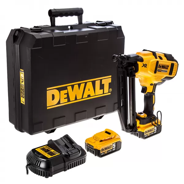 Aku bezuhlíková hřebíkovačka 18V XR Li-Ion 2x5,0Ah DeWALT DCN660P2