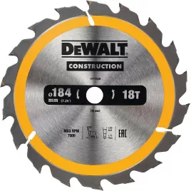 Pilový kotouč 184x16mm 18z ATB 20° DeWALT DT1938