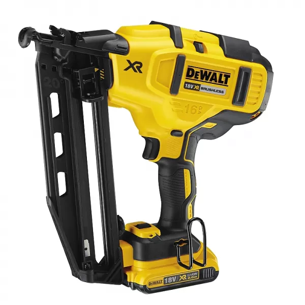 Bezuhlíková nastřelovací pistole 18 V XR Li-Ion 2x2,0 Ah DeWALT DCN660D2