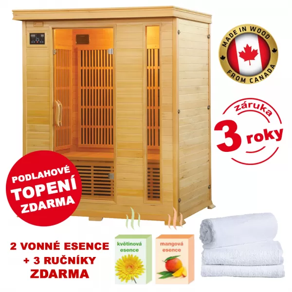Infrasauna HealthLand DeLUXE 3003 Carbon