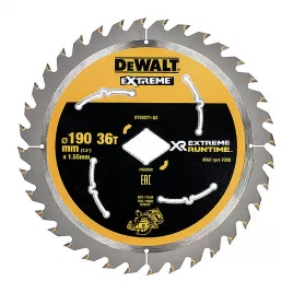 Pílový kotúč 190 mm, 36 zubov pre akumulátorové píly DeWALT DT40271