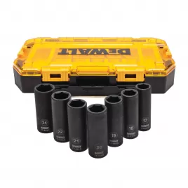 DeWALT DWMT74737-0 7-dielna 1/2" súprava predĺžených rázových nástrčkov