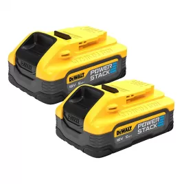 2x akumulátor 18V 5,0Ah Powerstack DeWALT DCBP518H2