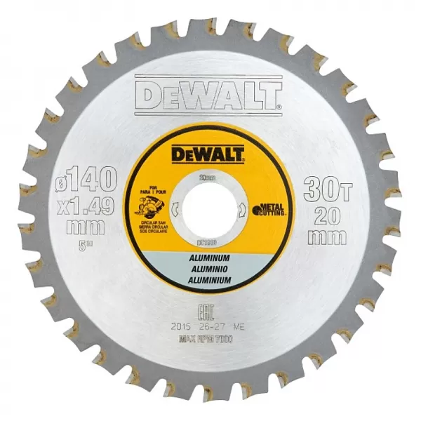 Pilový kotouč 140x20mm, 30 zubů pro aku pily DeWALT DT1910
