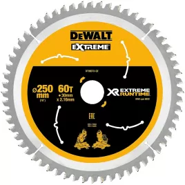 Pilový kotouč 250x30mm 60z DeWALT FLEXVOLT DT99573
