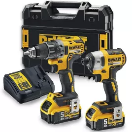 Kombo sada aku nářadí 18V 2x5,0 Ah DeWALT DCK268P2T