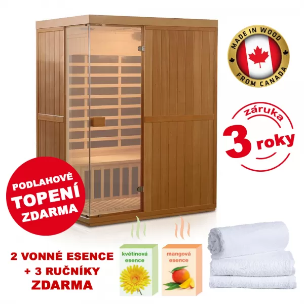 Infrasauna DeLUXE 3300 Carbon